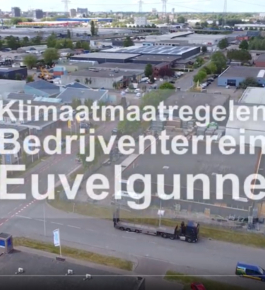 Afvoeren van regenwater in Euvelgunne